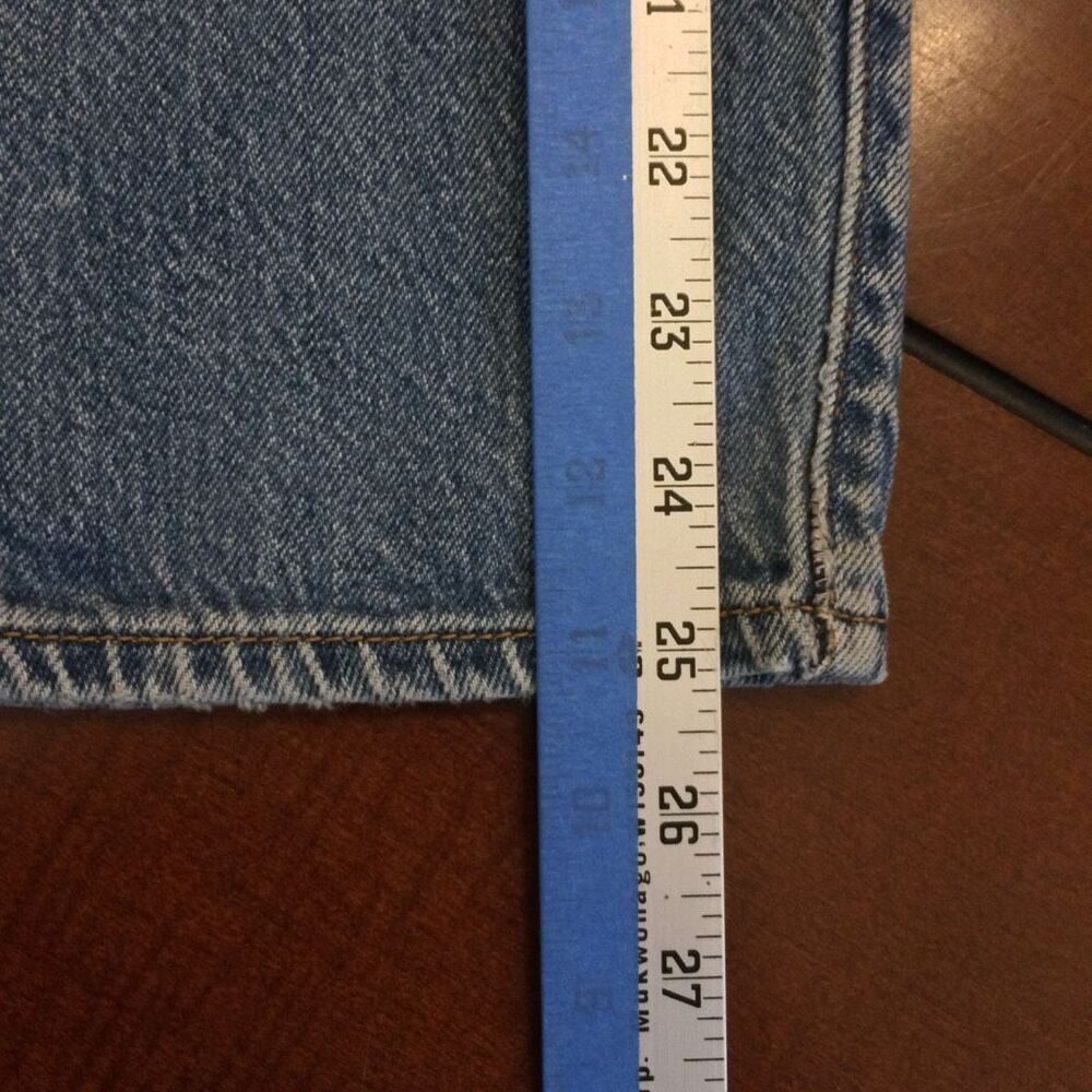 Levi’s ribcage straight jeans 27 blue button fly - Picture 6 of 14